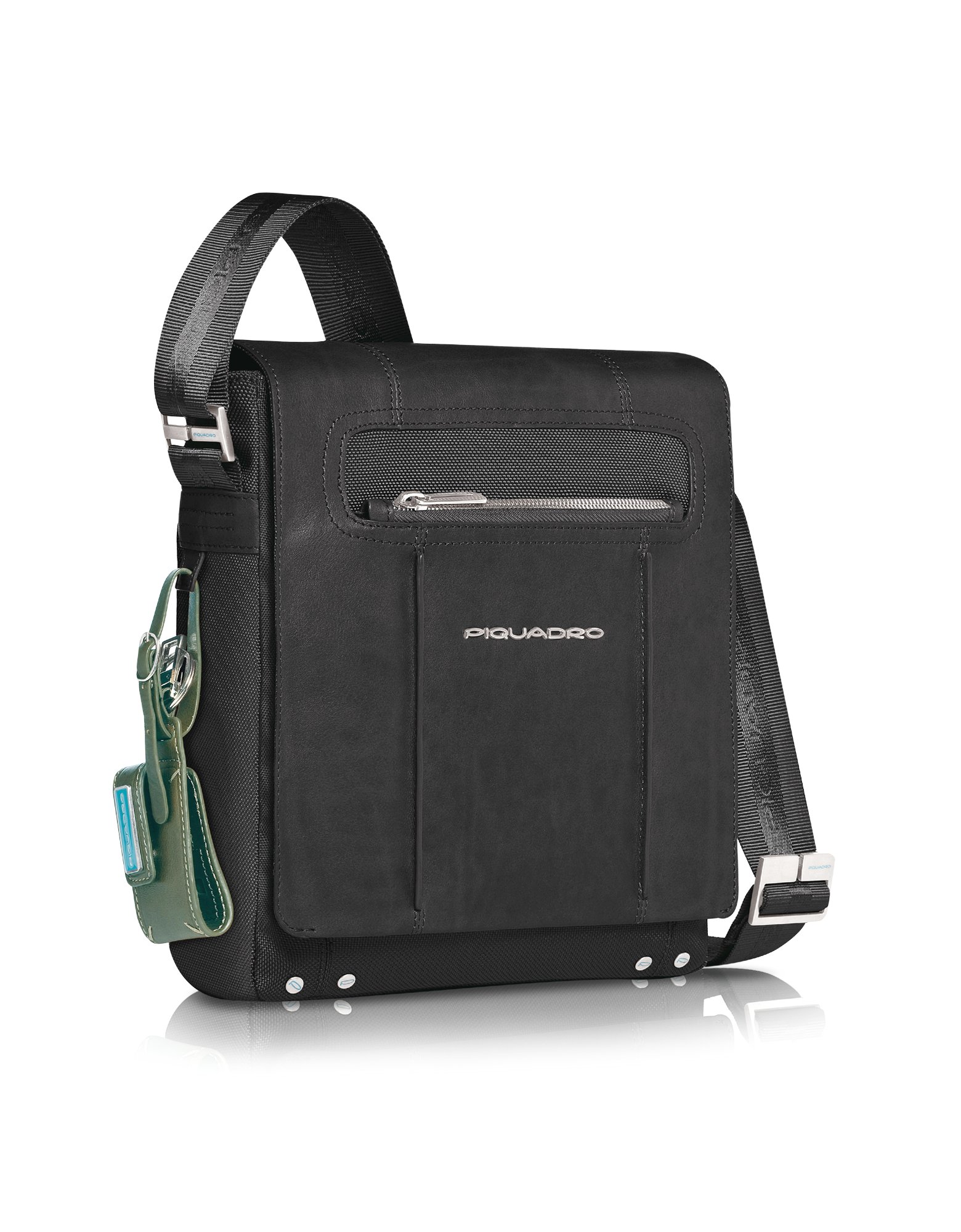 Piquadro Link Vertical Messenger Bag in Black for Men Lyst