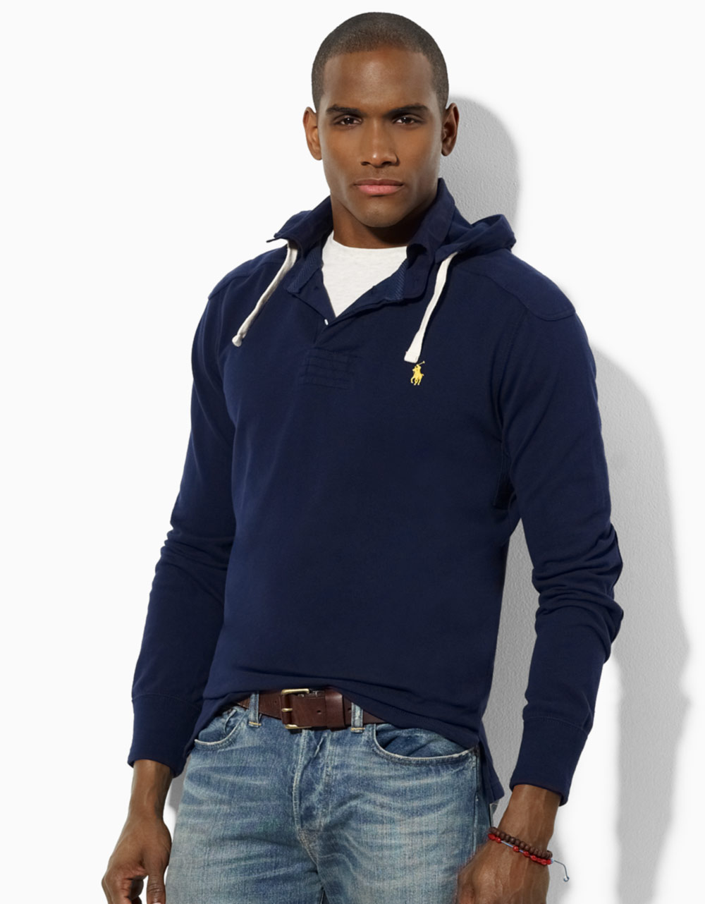 Polo Ralph Lauren Hooded Pullover in Blue for Men (cruise navy) | Lyst
