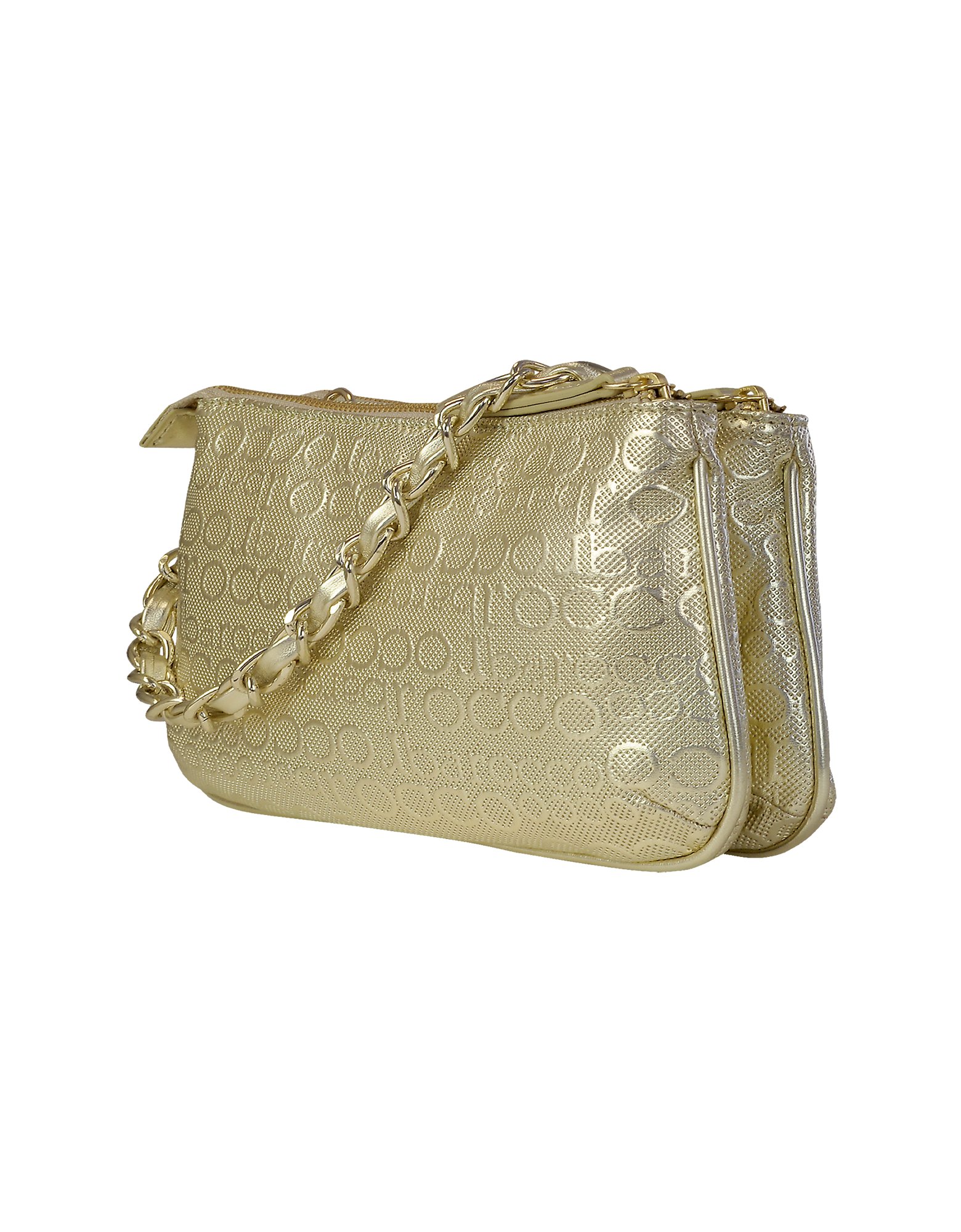 Roccobarocco Fersen - Small Baguette Bag in Gold (black) | Lyst