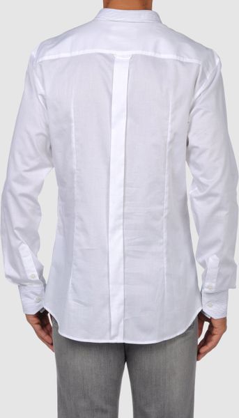 D&g D&g - Long Sleeve Shirts in White for Men | Lyst