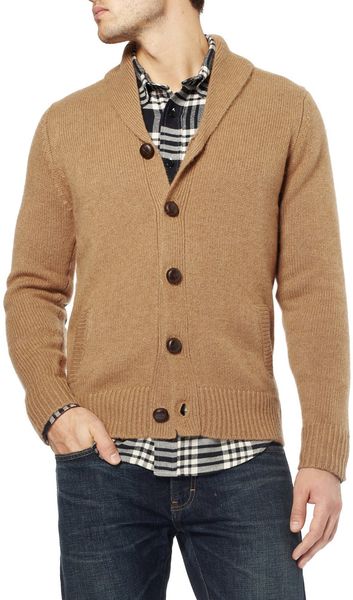 Hartford Knitted Camel Hair Cardigan in Beige for Men (camel) | Lyst