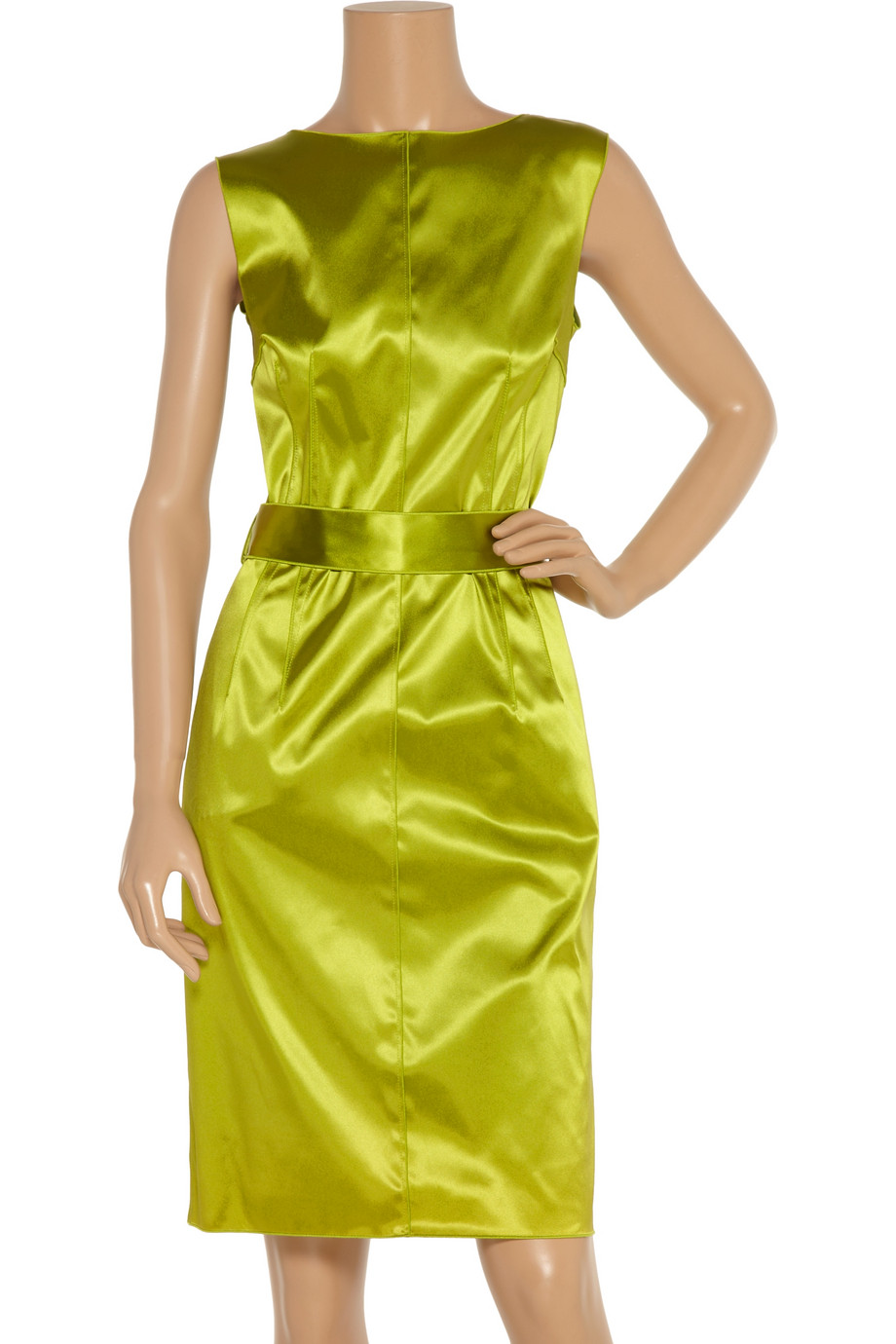 yellow dolce and gabbana dress