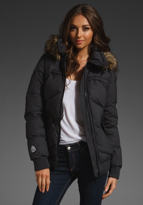 Womens Black Winter Coats With Fur Hoods - Tradingbasis