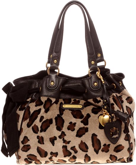 Juicy Couture Leopard Daydreamer Bag in Brown | Lyst