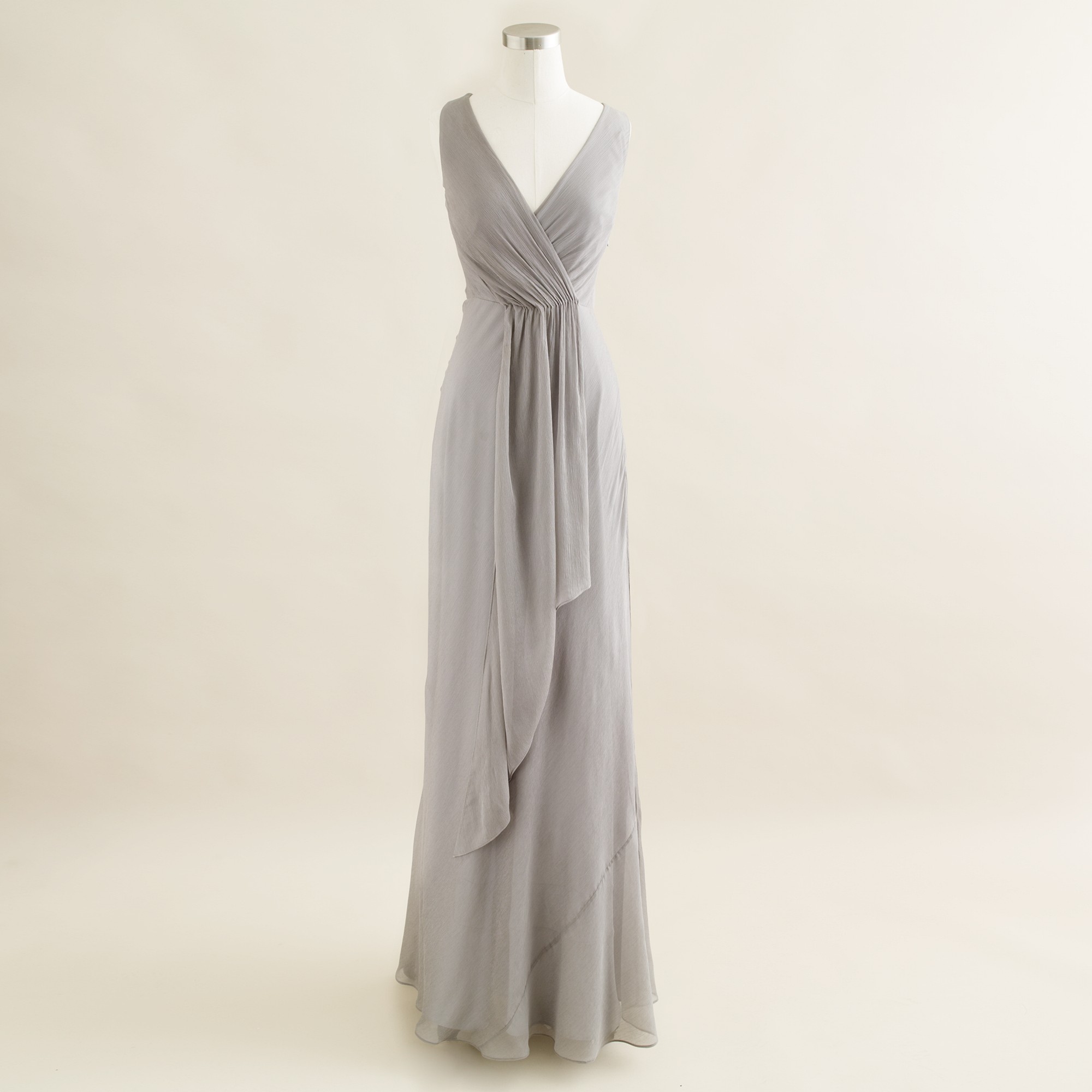 silk chiffon evening gowns
