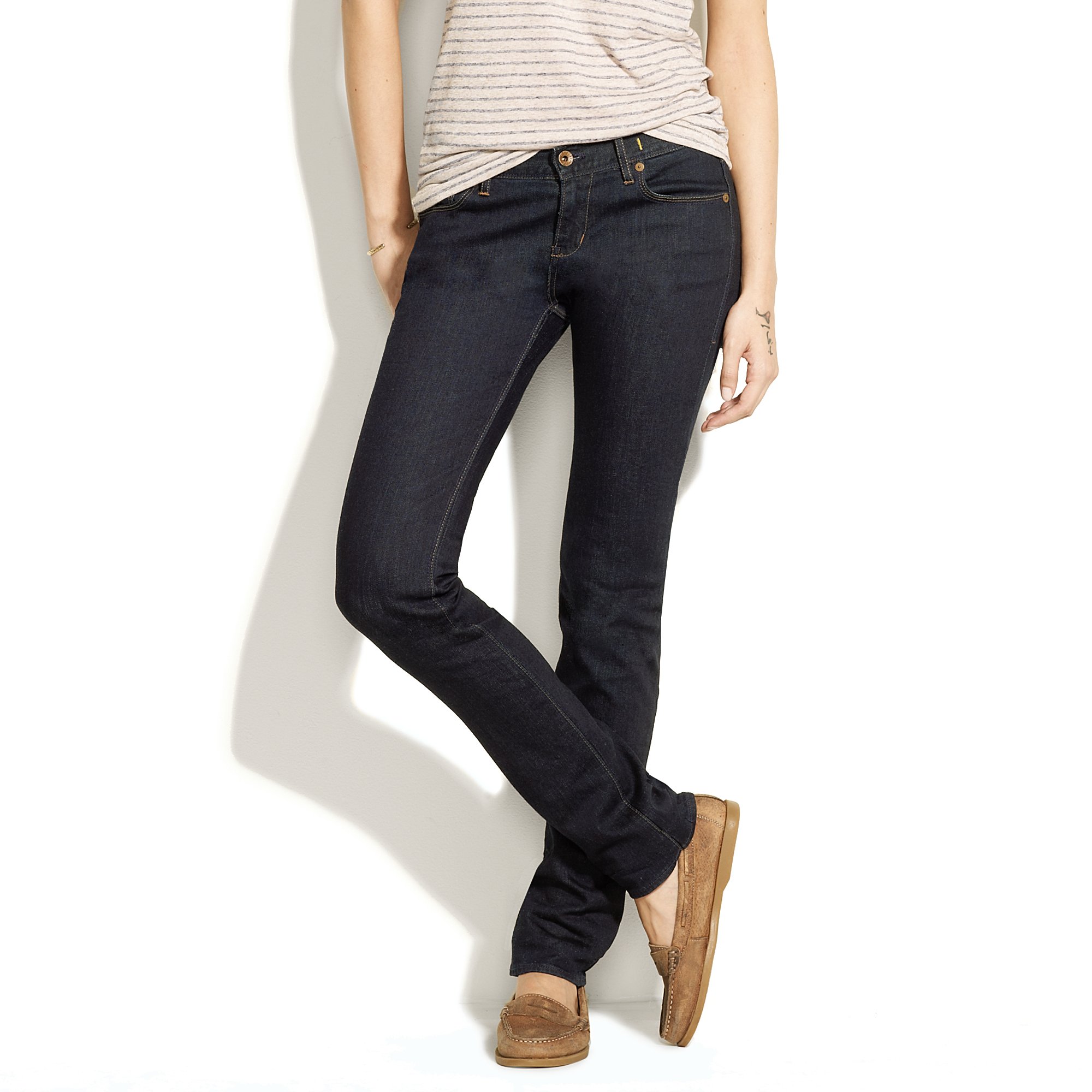 Madewell Rail Straight Jeans In Wash in Blue (madewell wash denim) | Lyst