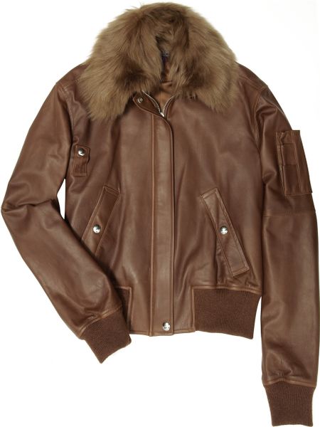 Ralph Lauren Collection Nelson Shearling and Leather Jacket in Beige ...