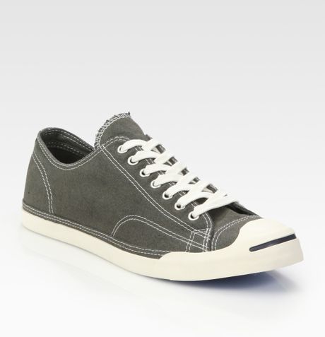 Converse Jack Purcell Low Profile Oxford Sneakers in Gray for Men (grey ...