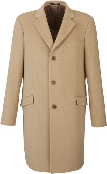 John Lewis Men Made In Italy Camel Hair Coat Camel in Beige for Men ...