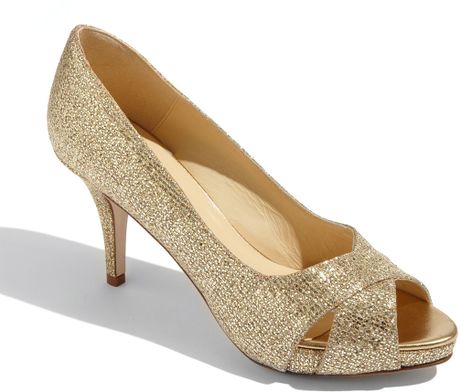 Kate Spade Billie Pump in Gold | Lyst