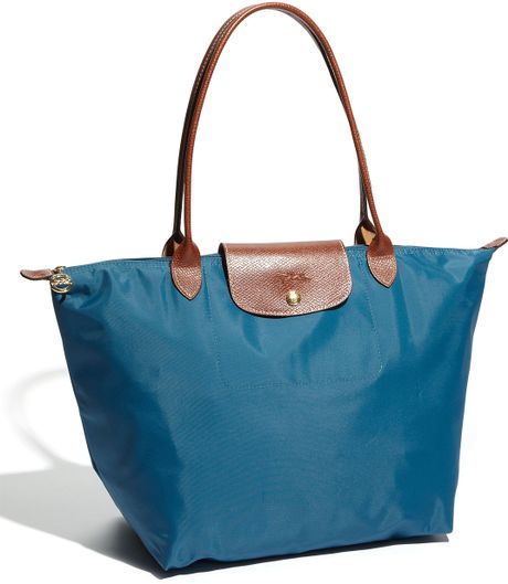 Longchamp Le Pliage Large Tote in Blue (cumin) | Lyst