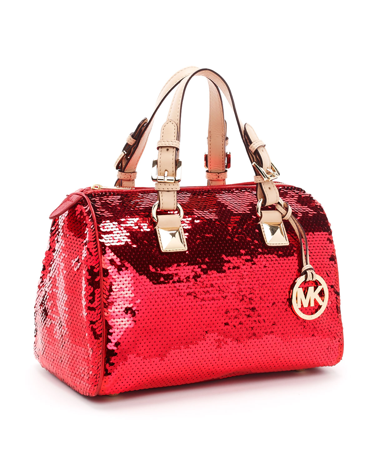 glitter red purse