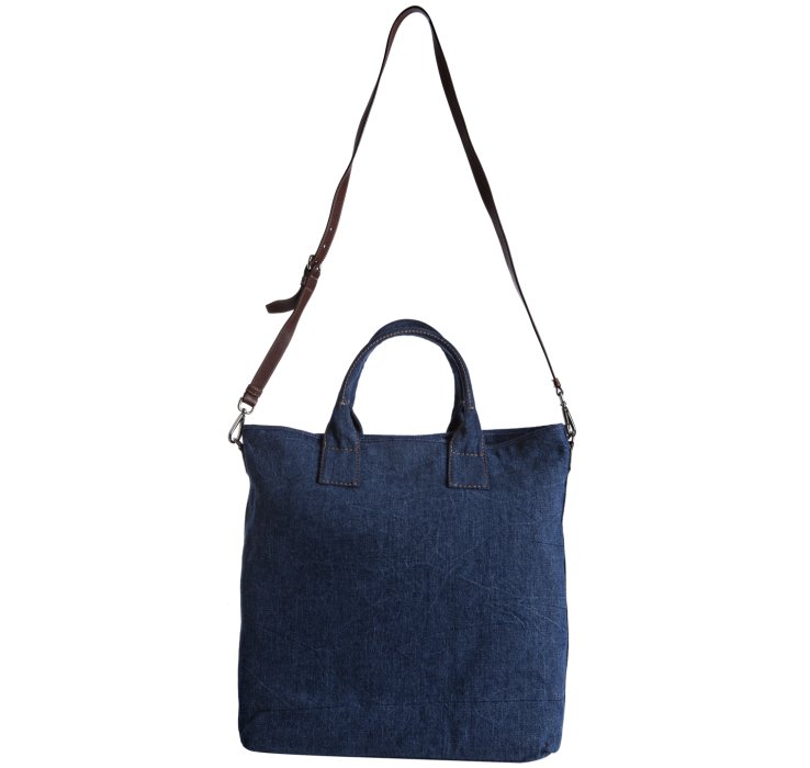 Prada Avio Denim Convertible Shopping Tote in Blue for Men | Lyst