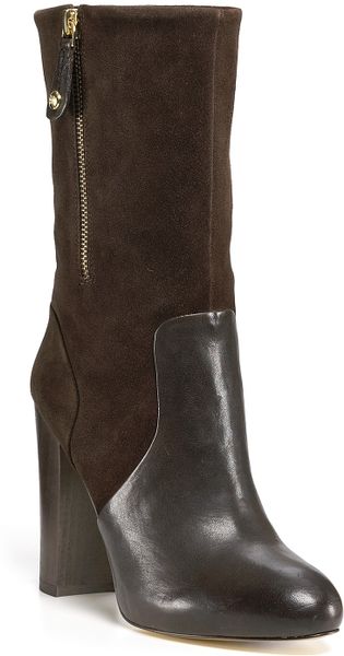 Juicy Couture Randi Zipper Boots in Brown | Lyst