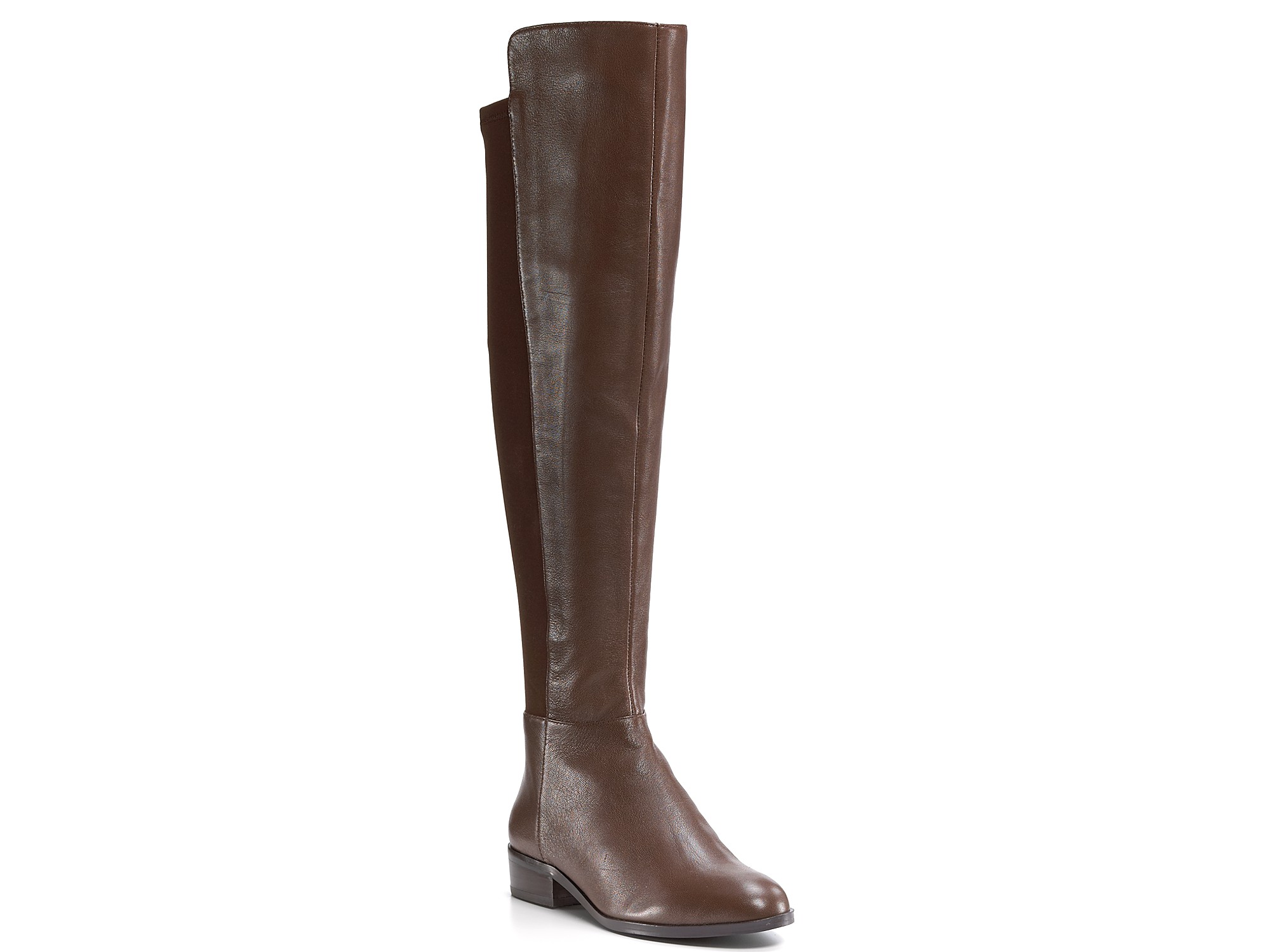 Michael Kors Michael Bromley Flat Boots in Brown (mocha nappa stretch ...