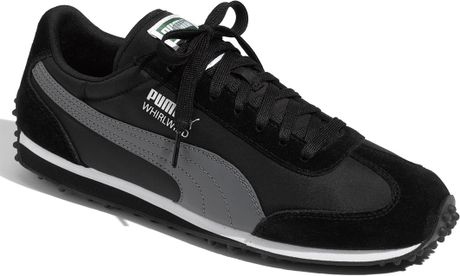 Puma Mens Whirlwind Classic Sneaker in Black for Men (black/ steel grey ...