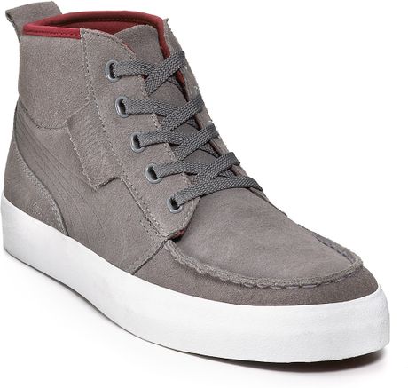 Puma Hawthorne Xe Suede Sneaker in Gray for Men (steel grey-team ...