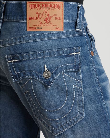 True Religion Billy Bootcut Ham Industrial Jeans in Blue for Men ...