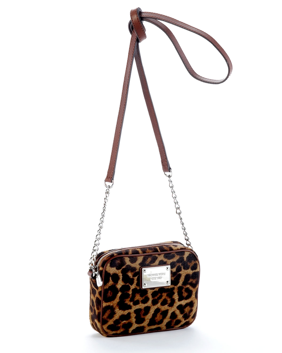 Cheetah Print Michael Kors Purse Best Image Ccdbb Org Lyst Michael Kors Jet Set Crossbody Leopard Calf Hair Handbags Animal Print