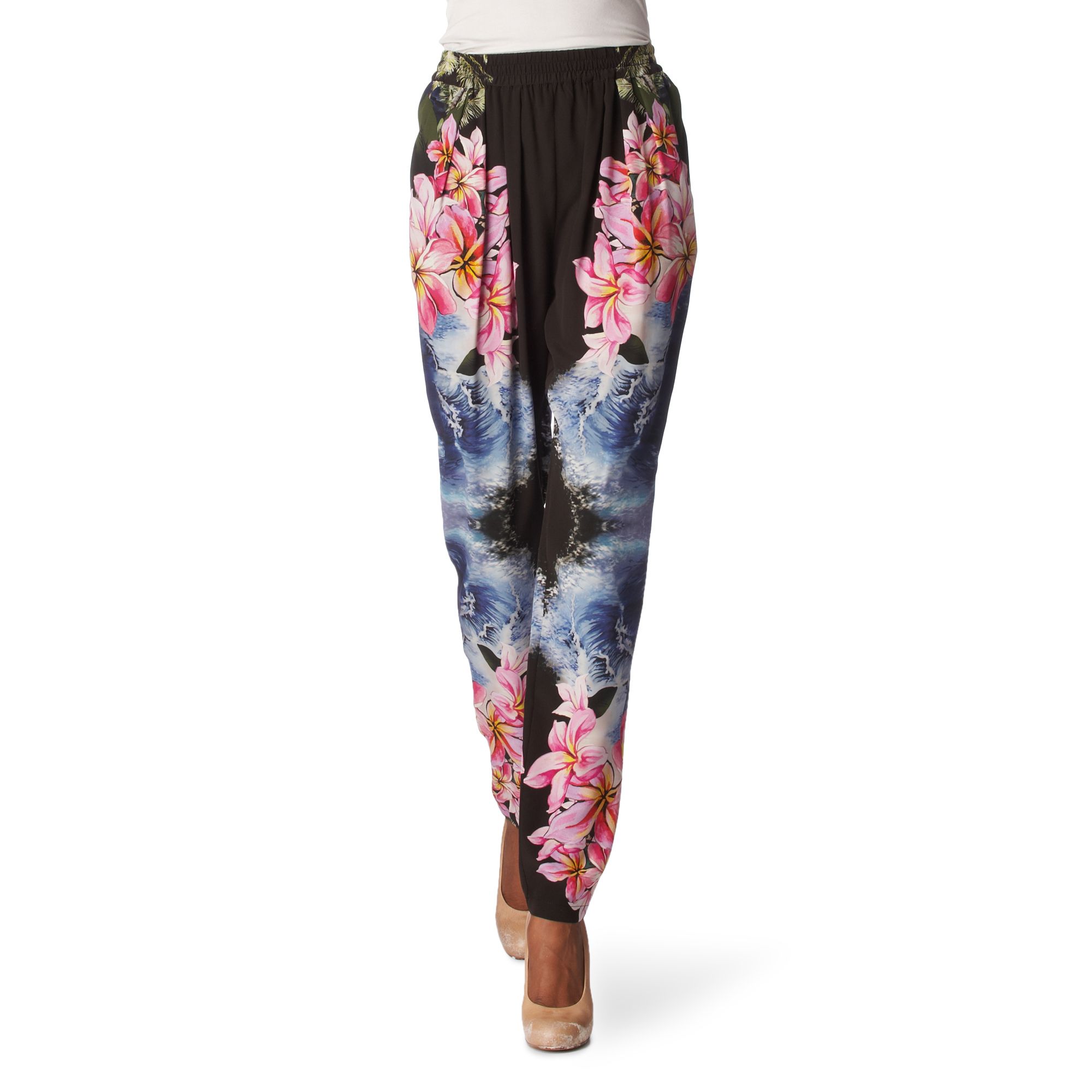 Stella Mccartney Hawaiianprint Silk Pants in Multicolor (multi) Lyst