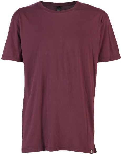 Obey Blank Thrift T-shirt in Purple for Men (burgundy) | Lyst