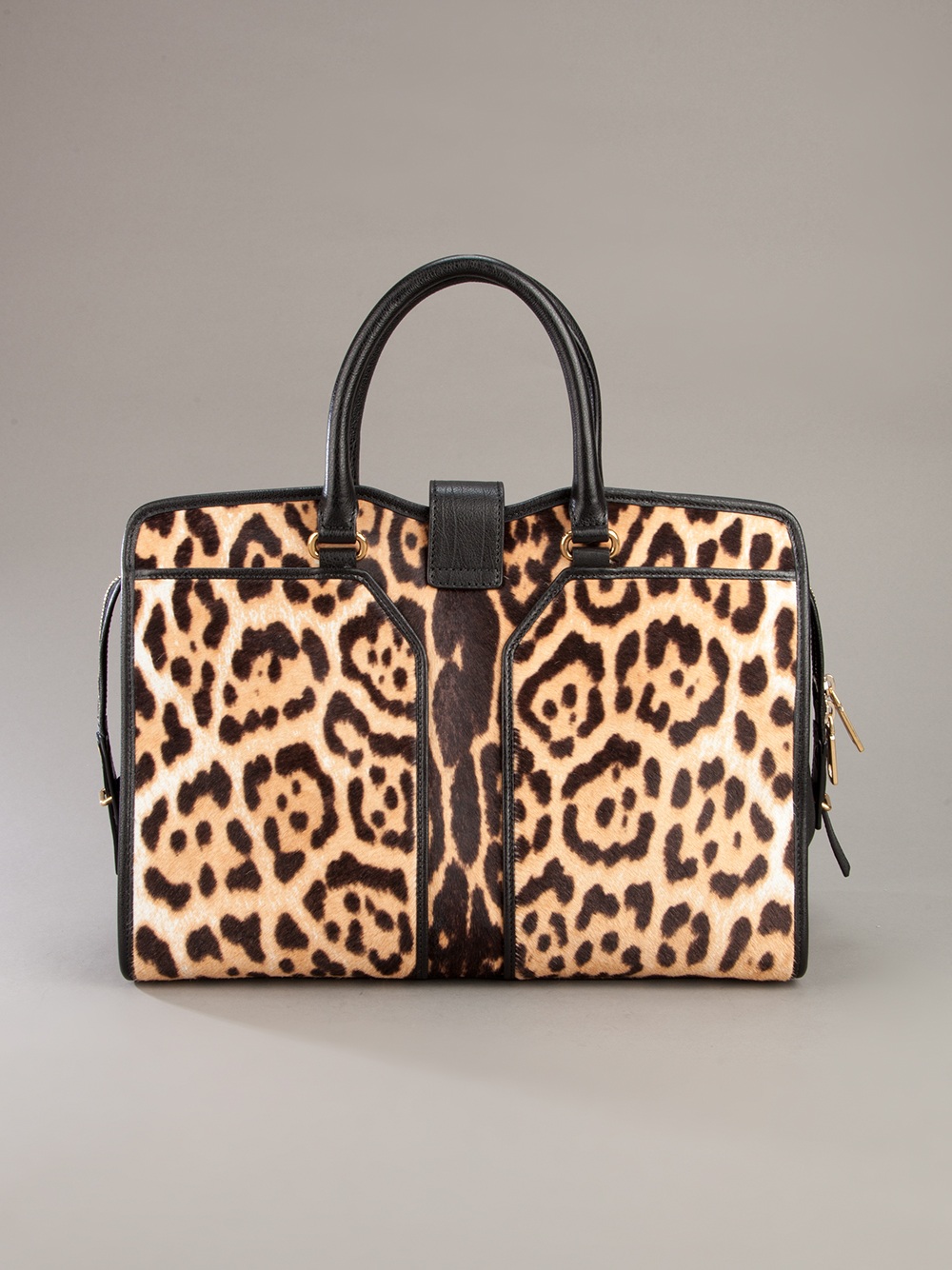 Saint laurent Cabas Chyc Bag in Animal (black) | Lyst  