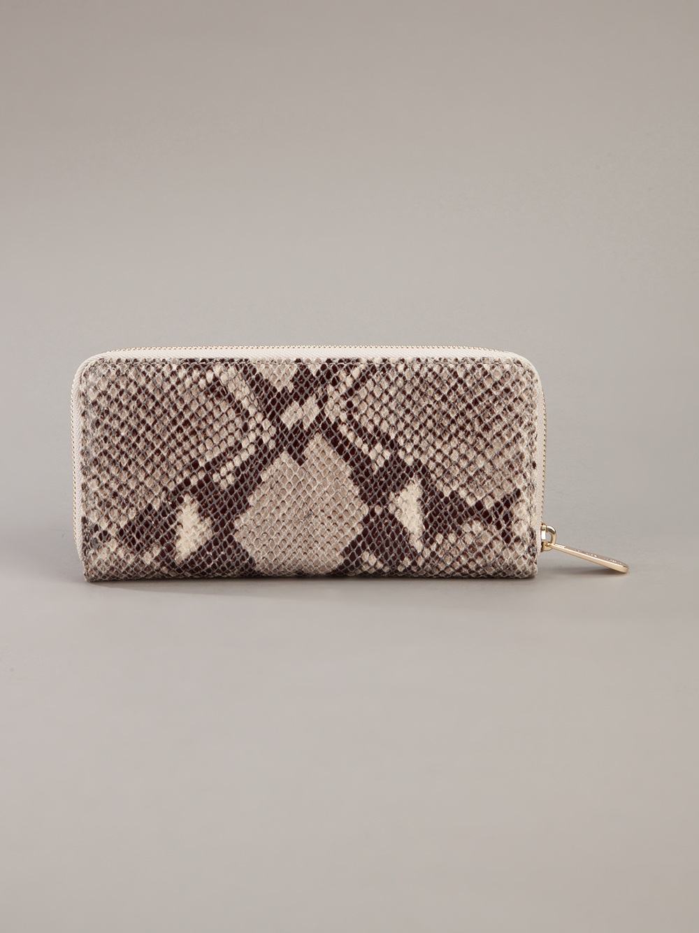 Michael Kors Snakeskin Print Purse in Grey (Gray) - Lyst