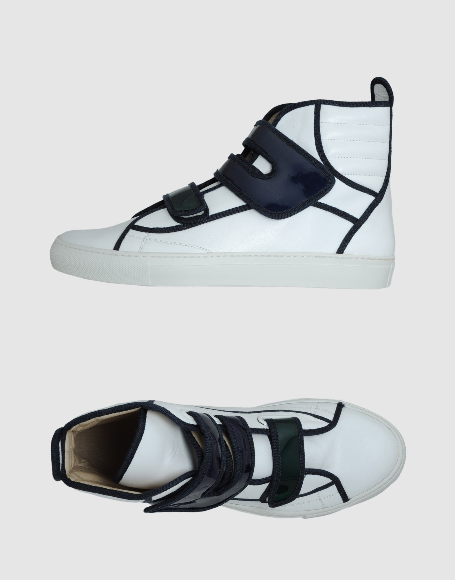Raf Simons High Top Sneakers in White for Men | Lyst