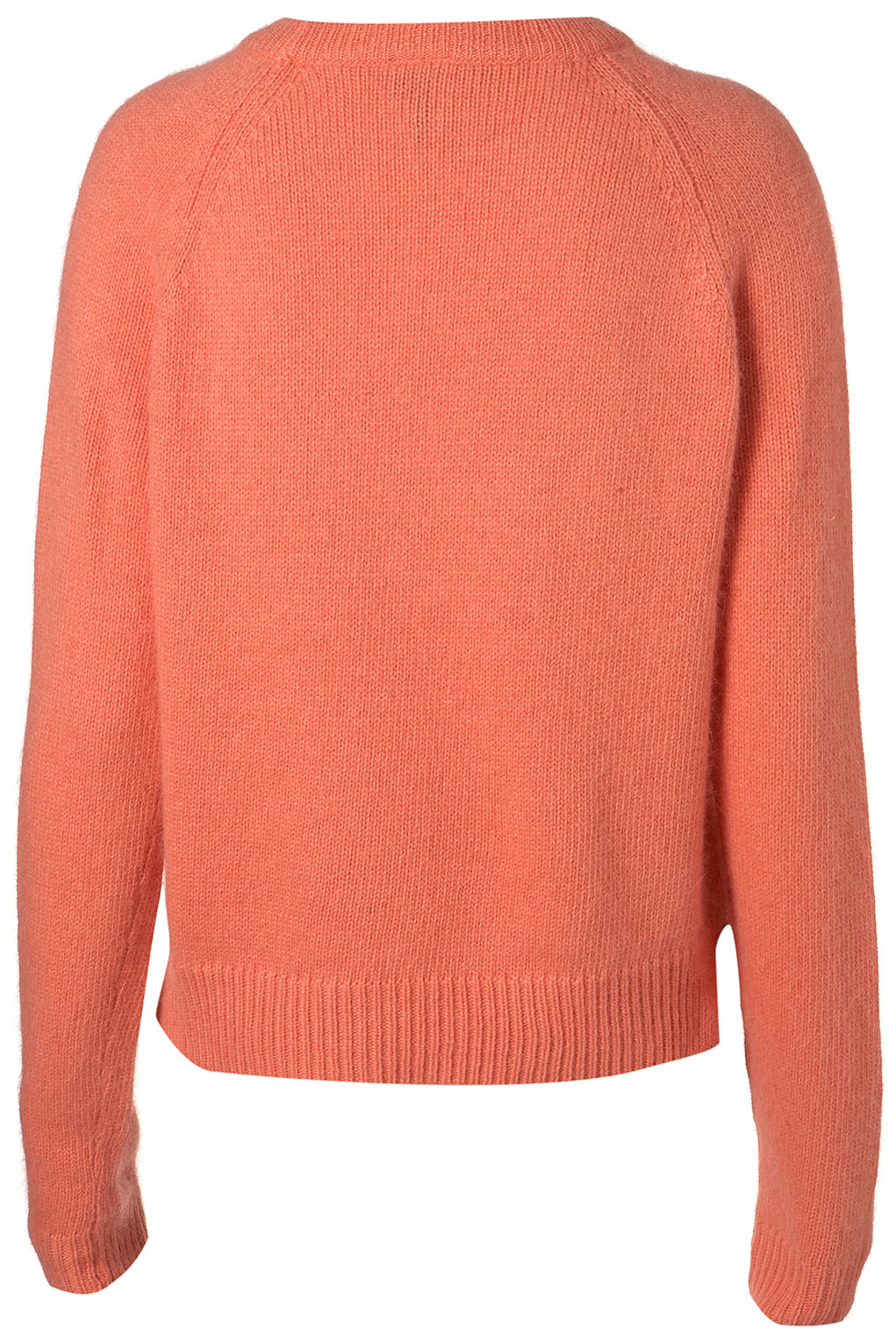 Lyst - Topshop Knitted Fluffy Jumper in Pink