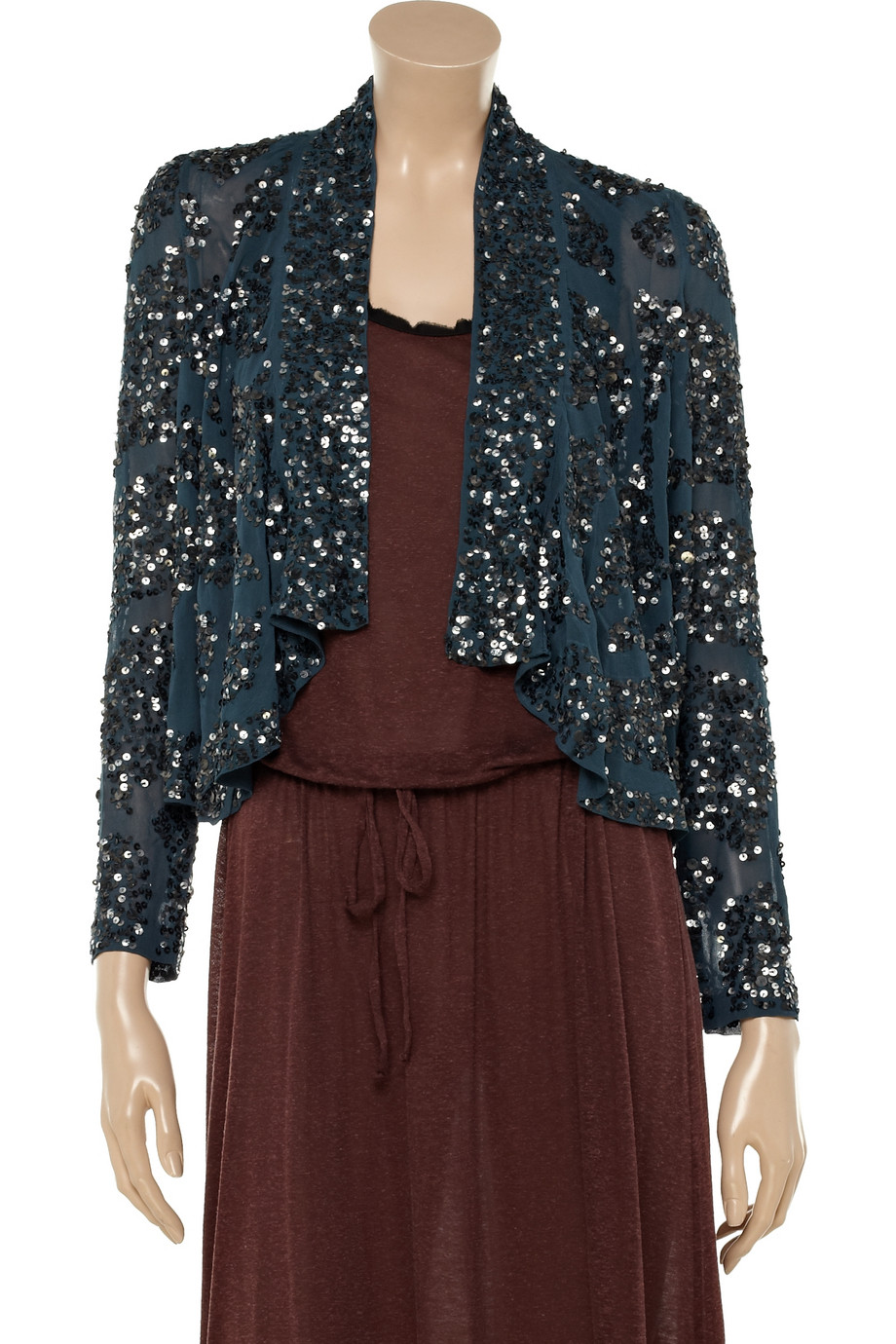 Antik batik Lisa Sequinembellished Jacket in Green Lyst