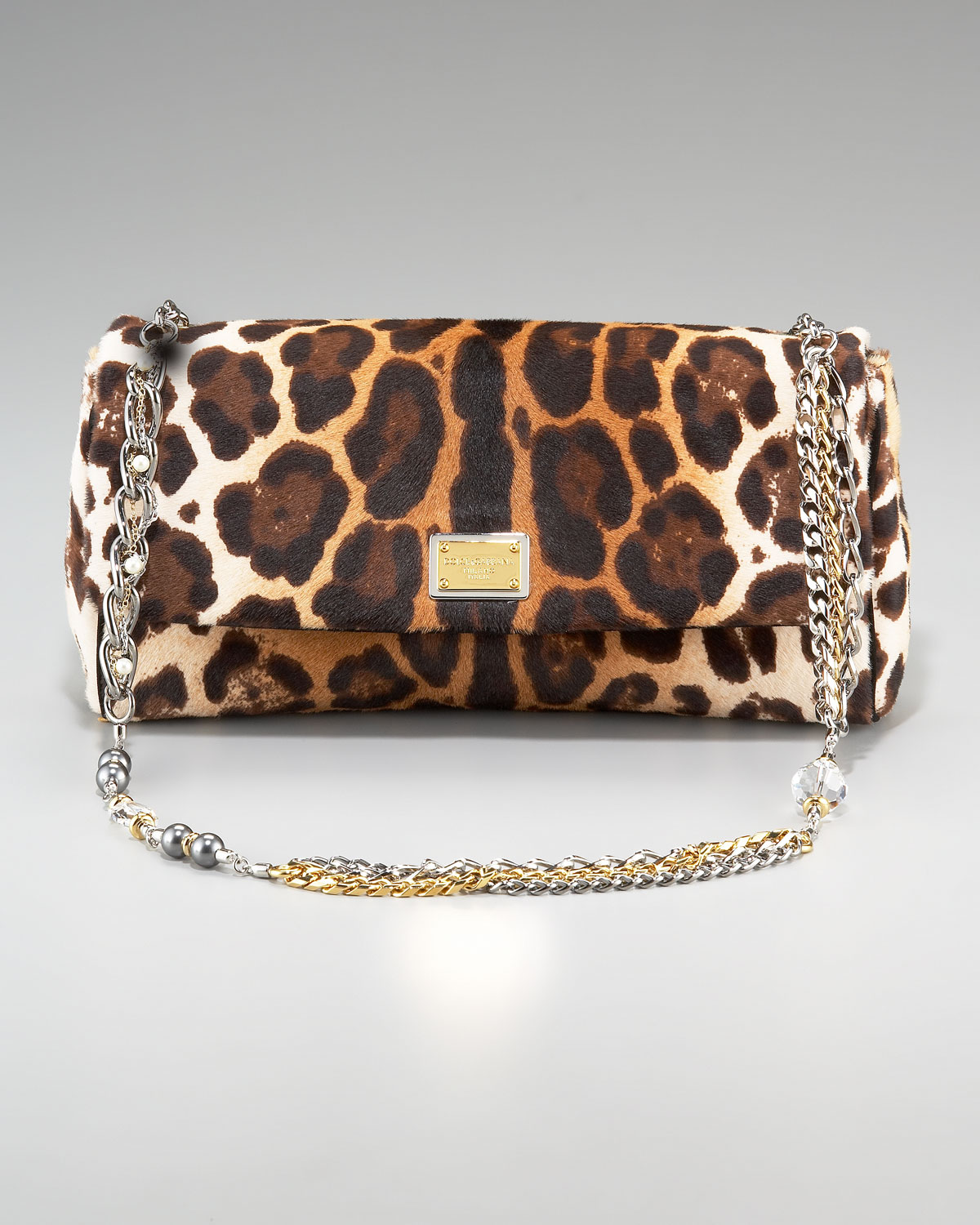 Lyst Dolce Gabbana Miss Charles Leopard Print Crossbody Gallery