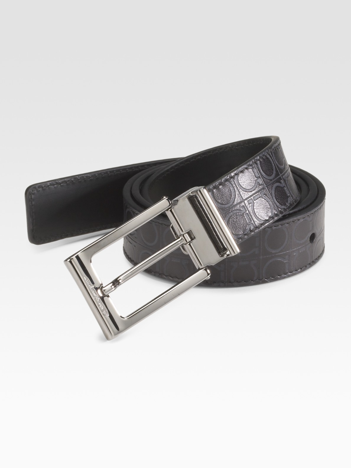 ferragamo embossed belt