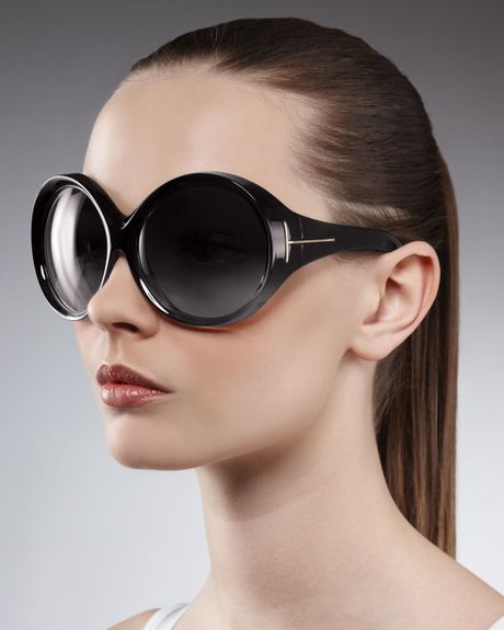 Tom ford ali oversized round sunglasses #4
