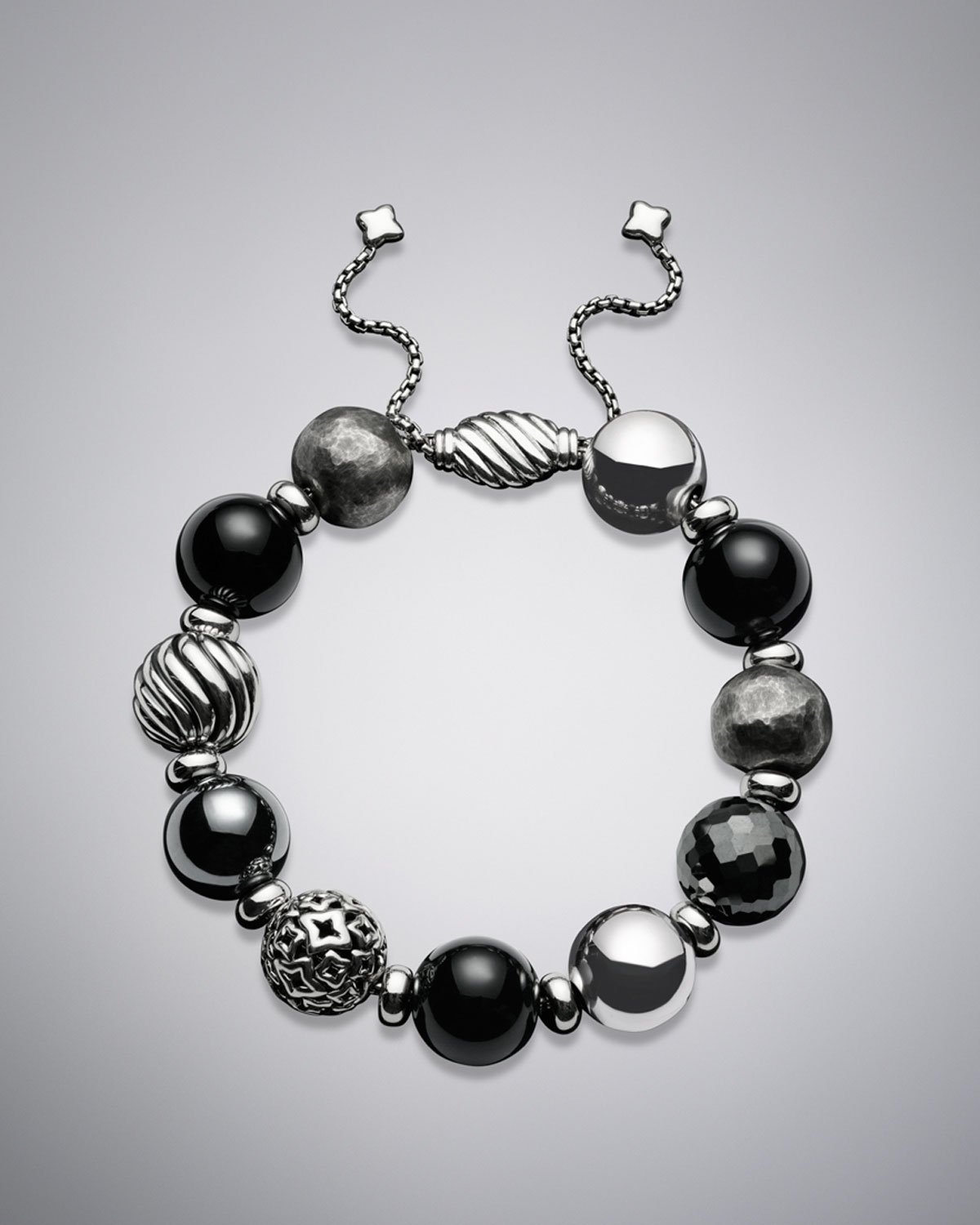 David Yurman Dy Elements Bracelet in Silver (null) | Lyst