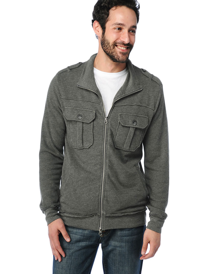 Lyst Splendid Sherpa Fleece Military Jacket in Green for Men