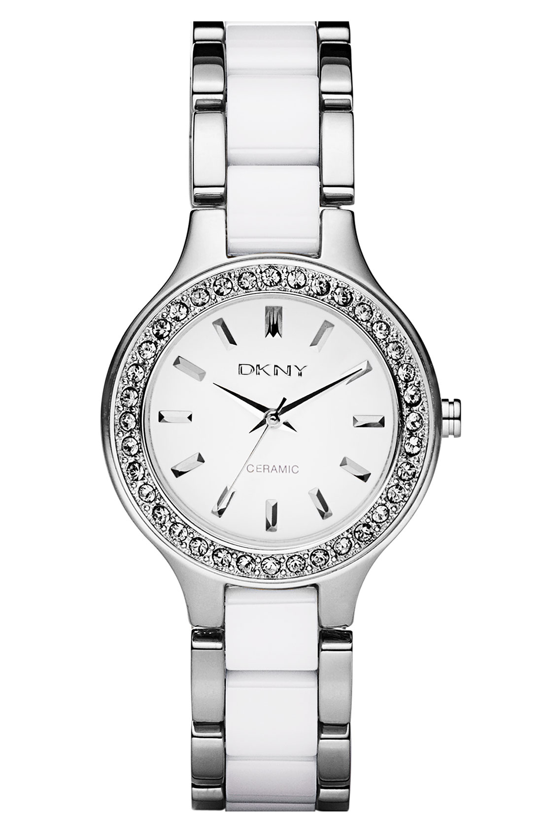 Dkny Ny8139 Chambers Ceramic Watch For Women in White Lyst