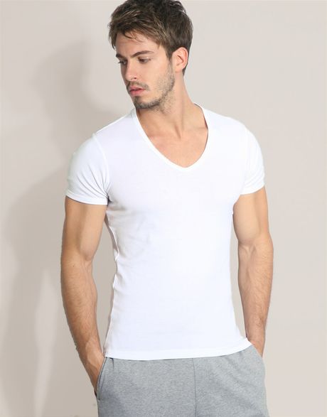G-star Raw G Star Two Pack V-neck T-shirt in White for Men | Lyst