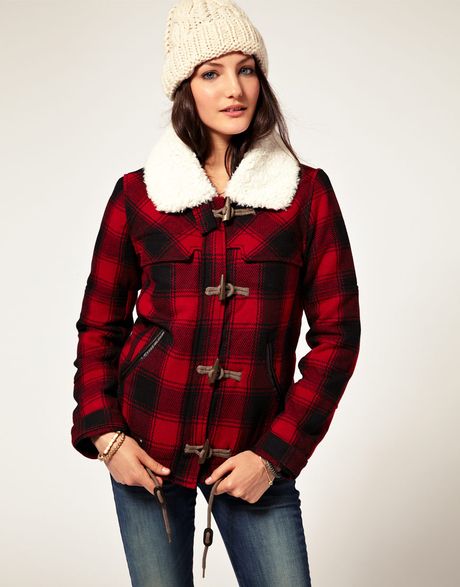 Levi's Levi S Lumber Jacket in Red (redblue) | Lyst