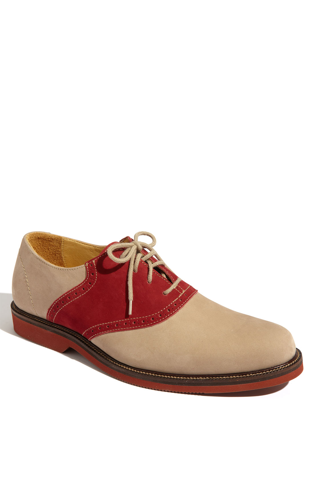 1901 Saddle Up Oxford in Brown for Men (tan /red) | Lyst