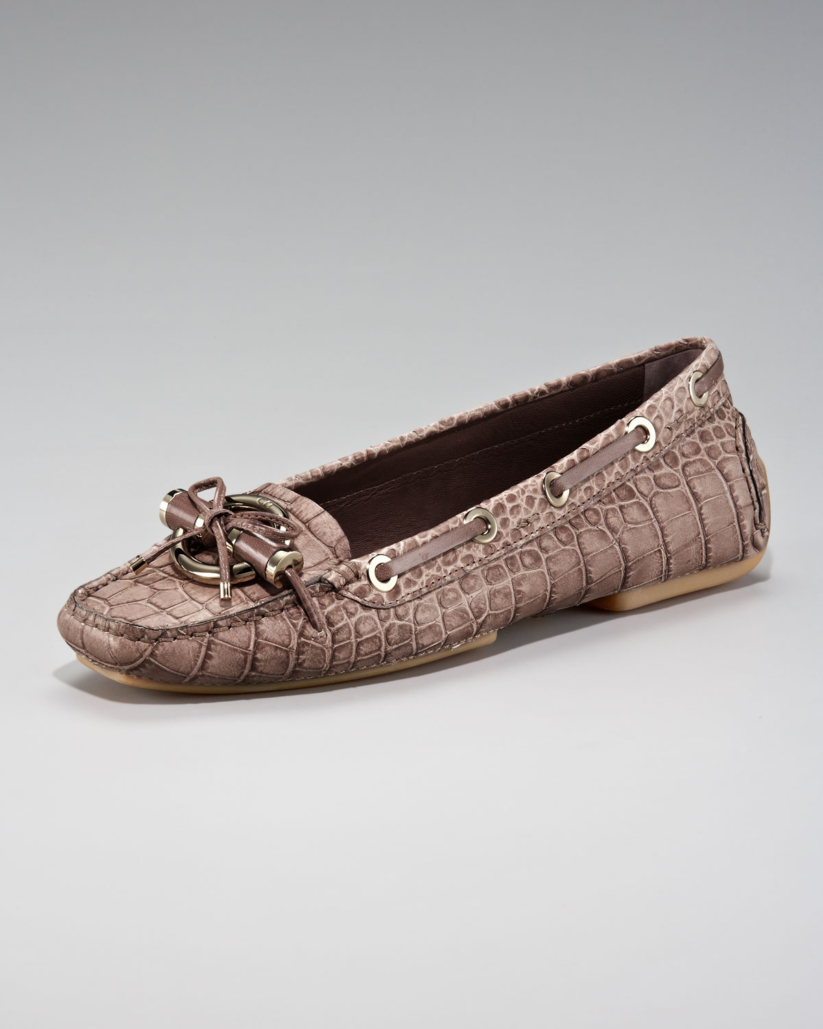 Dior Hardware Driving Loafer in Animal (gray pink) | Lyst