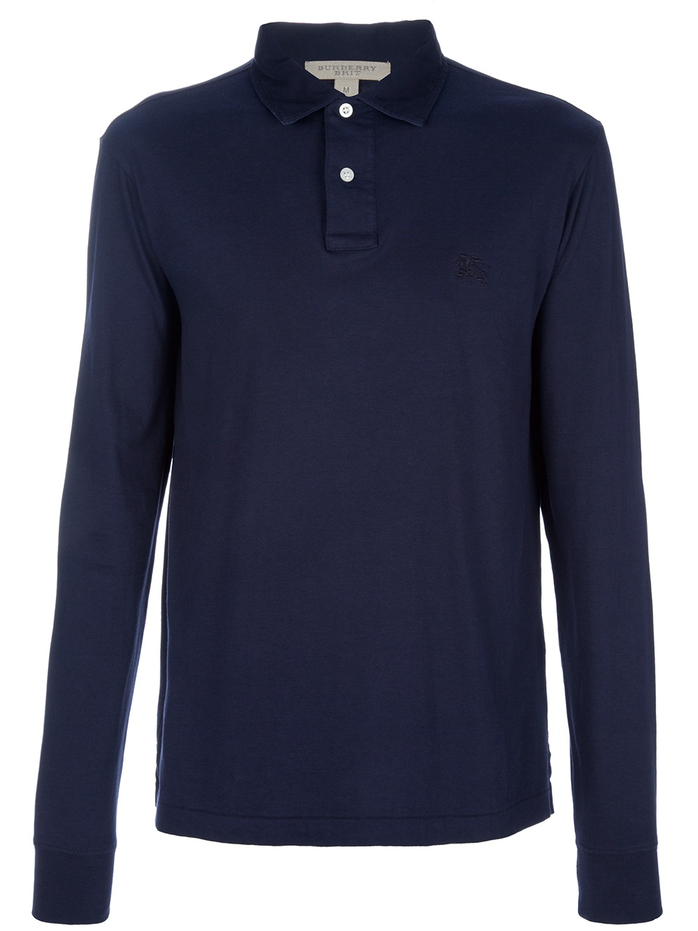 Burberry Brit Long Sleeve Polo Shirt in Blue for Men (navy) | Lyst