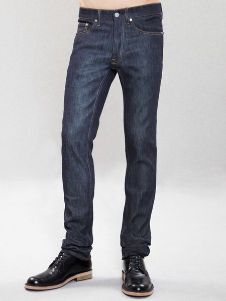 Acne Studios Roc Soft Raw Jeans in Blue for Men (denim) | Lyst
