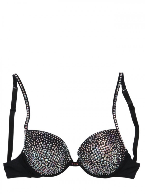 WMNS Floral Embellished Cup Bra - Medium Width Shoulder Straps