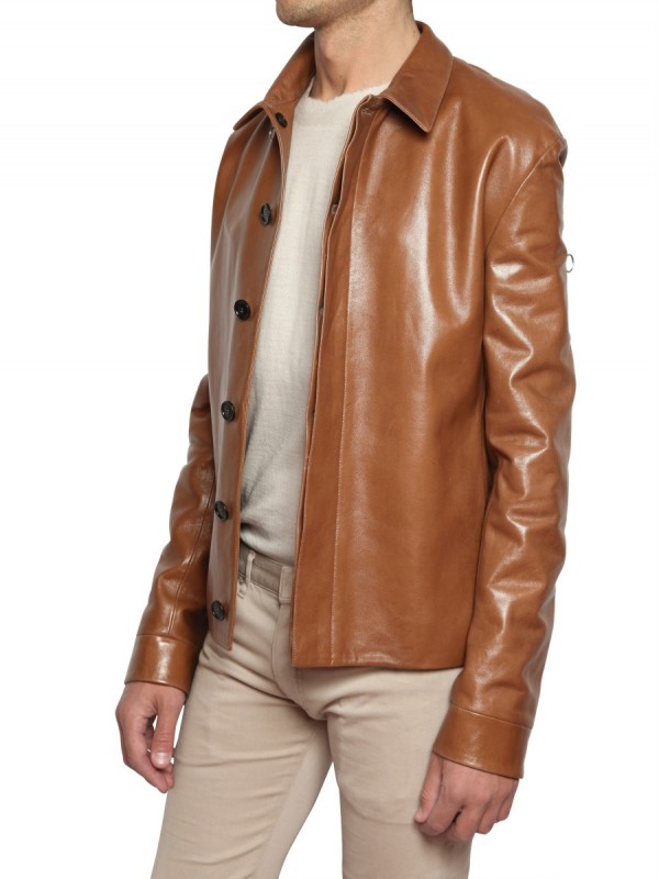 Dior Homme Leather Jacket Mens Cairoamani Com Lyst Dior Homme Nappa Leather Jacket In Brown For Men