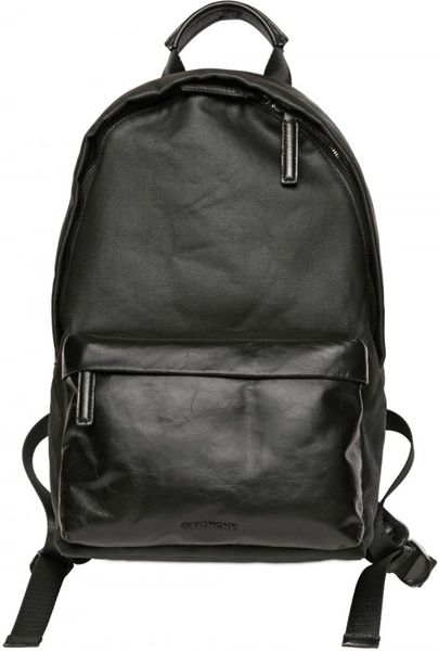 Givenchy Waxed Canvas Leather Pocket Backpack in Gray for Men (grey) | Lyst