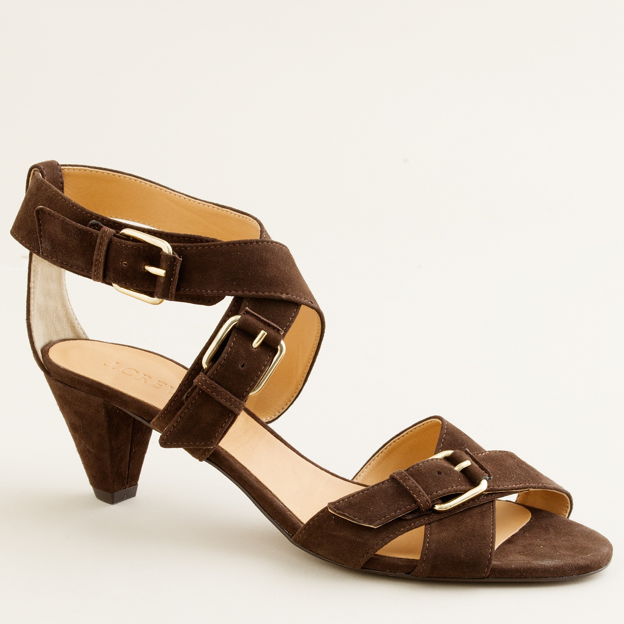 lucca cognac suede