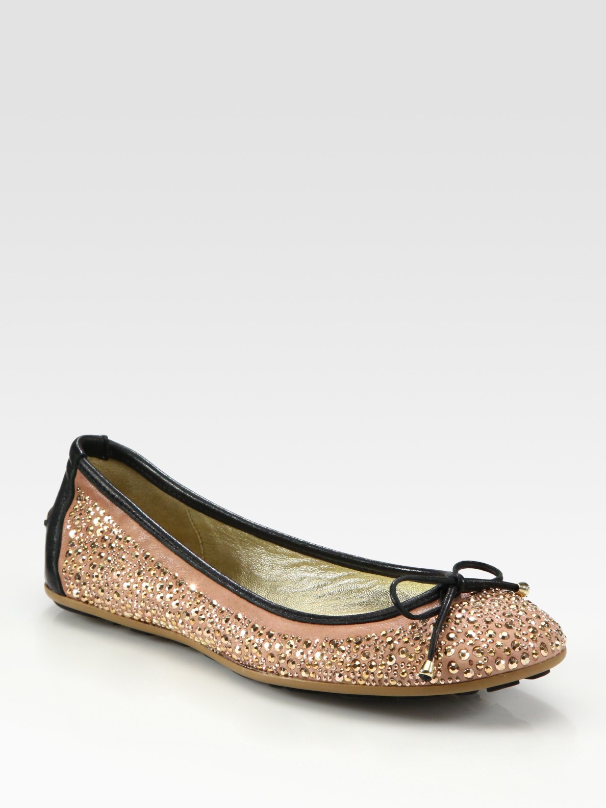 red jimmy choo flats