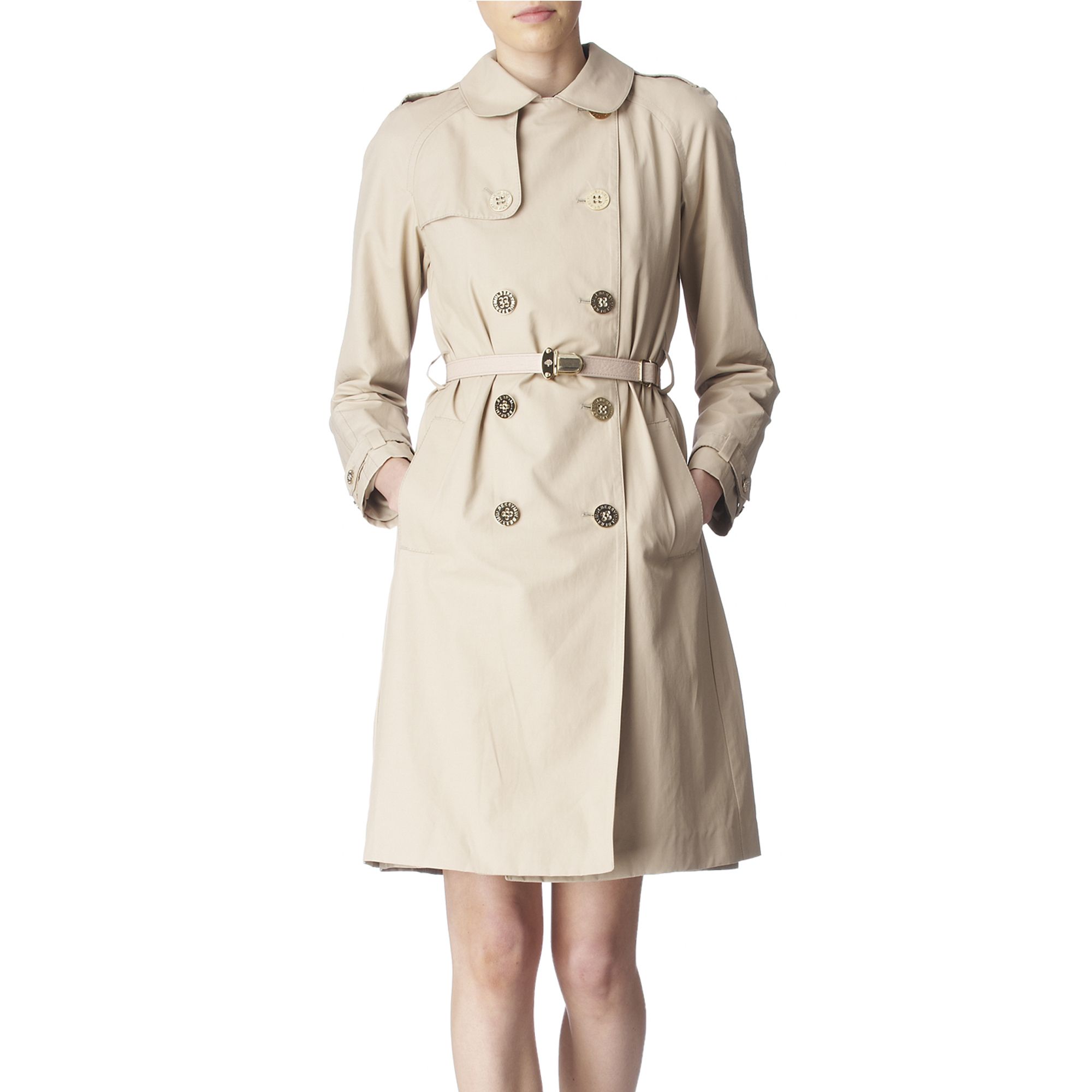 Mulberry Trench Coat in Beige | Lyst