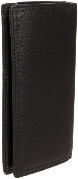 Fossil Midway Executive Checkbook Wallet in Black for Men | Lyst