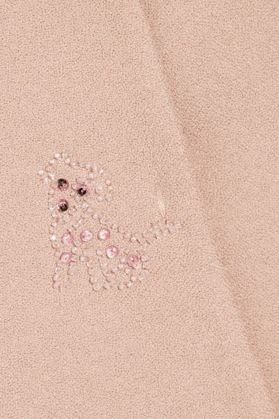 Miu Miu Dog Motif Crepe Cropped Jacket in Pink (blush) | Lyst